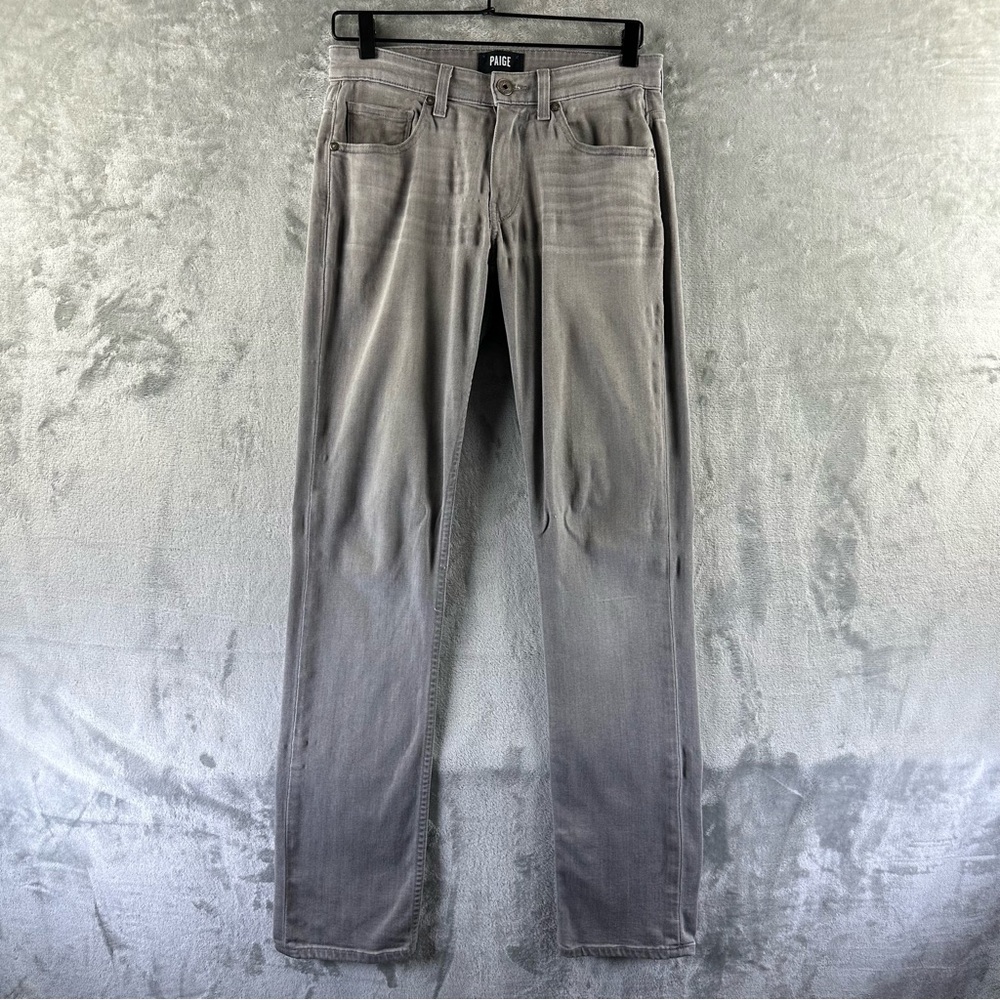 Paige Federal Jeans Women’s 28 Gray Slim Straight Leg